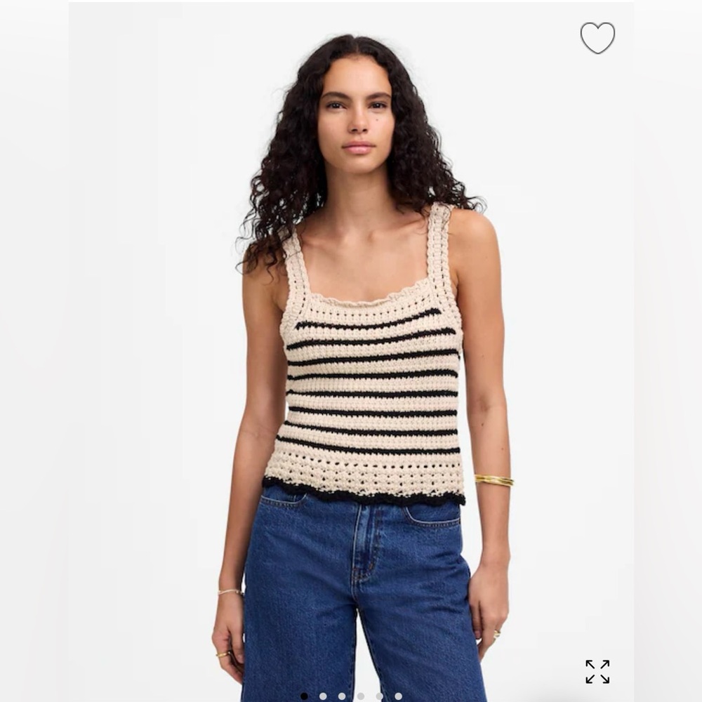 Madewell Crochet Sweater Tank